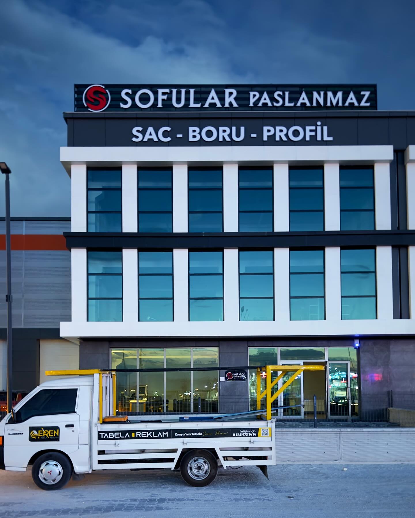 Dış cephe giydirme uygulaması Konya Eren Tabela Reklam