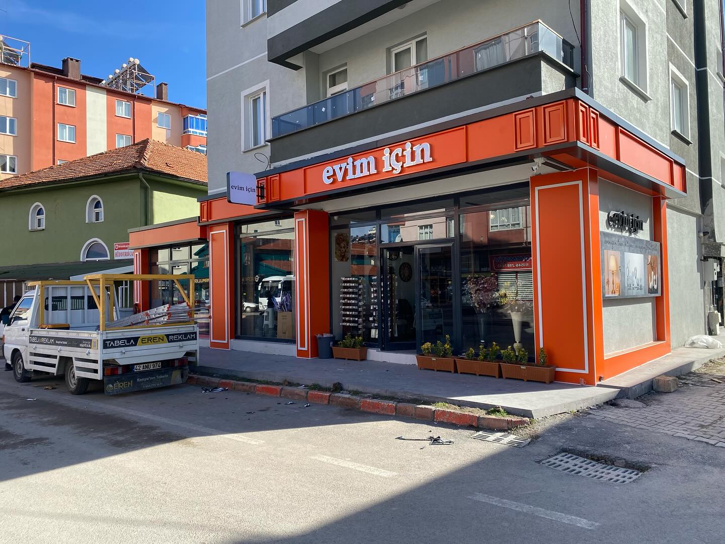 Konya cephe giydirme uygulaması Eren Tabela Reklam