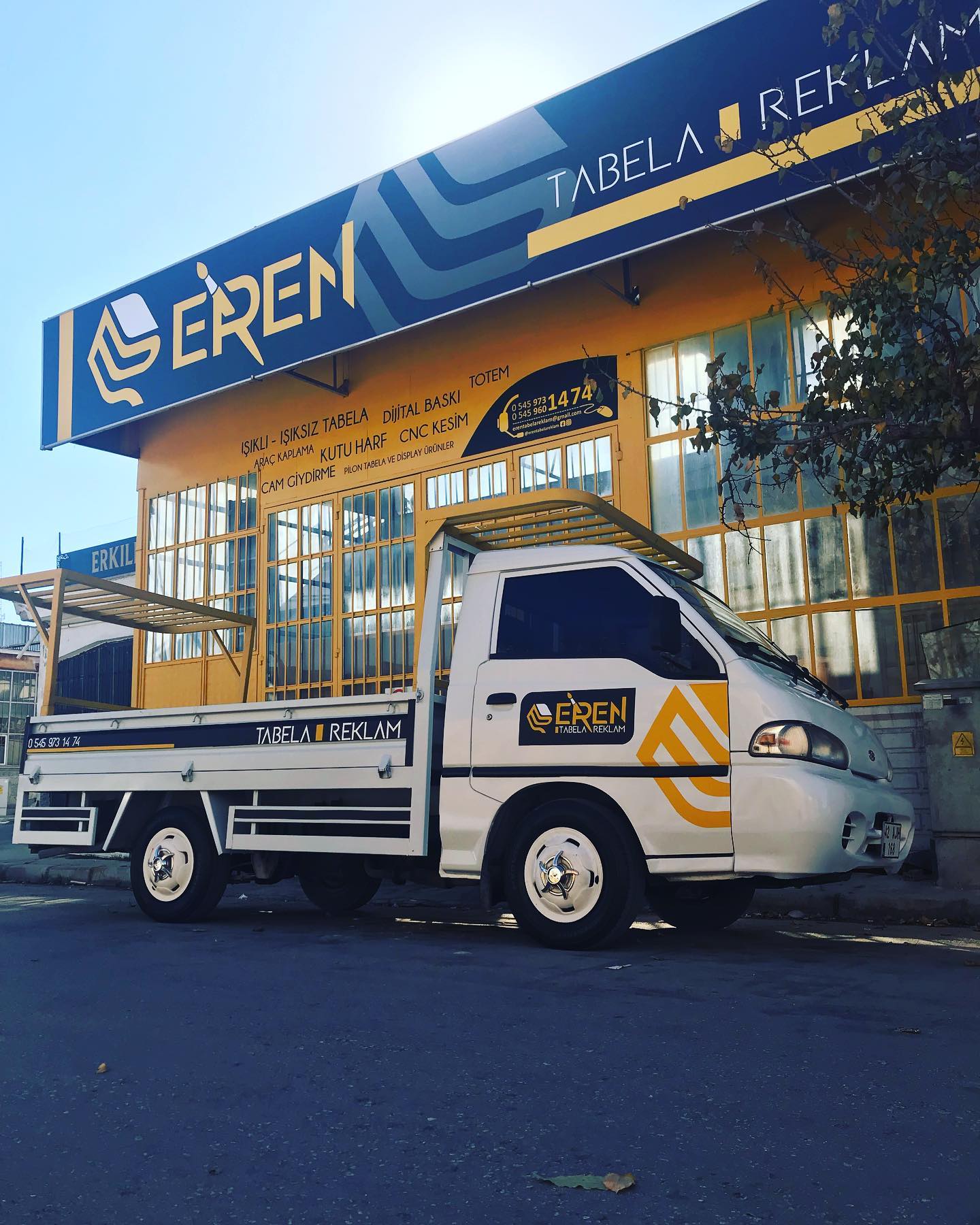 Konya tabela ve reklam uygulaması Eren Tabela Reklam
